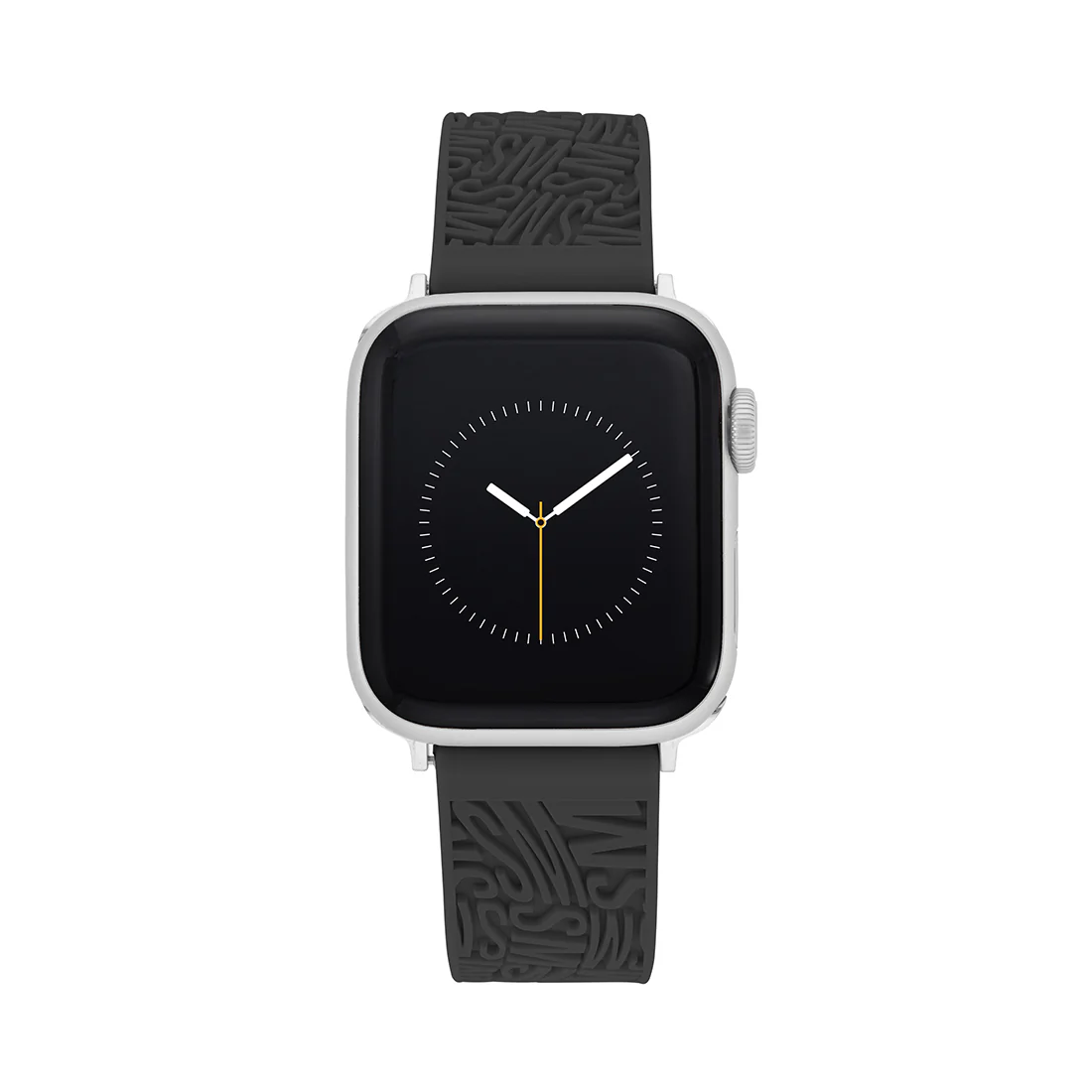 Apple Watch® RUBBER LOGO BAND 42/44/45MM BLACK