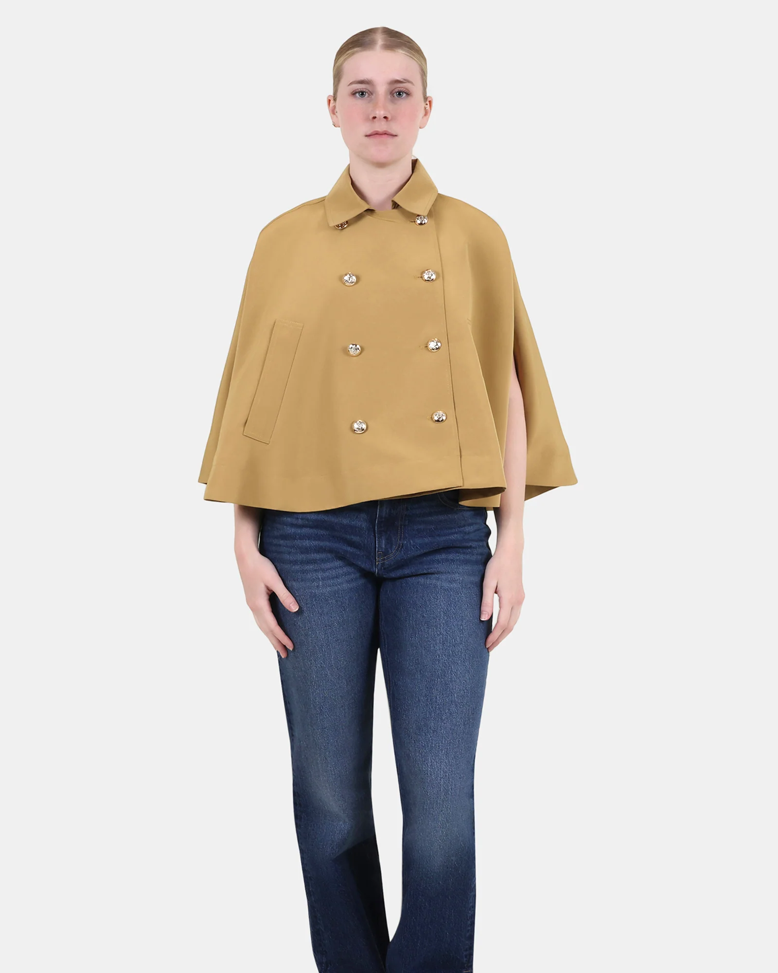 NOEMIE TRENCH CAPE KHAKI