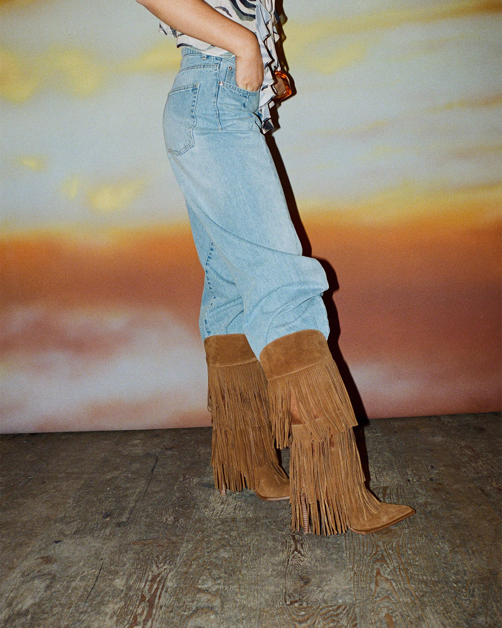 KINZEE-F TAN SUEDE - Image 4