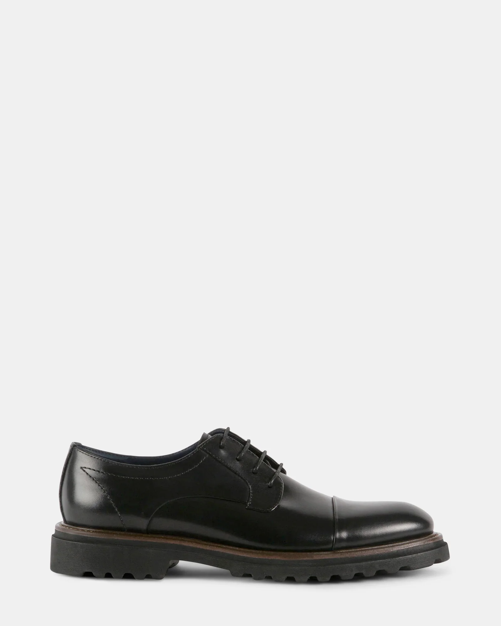 KNITTE BLACK LEATHER