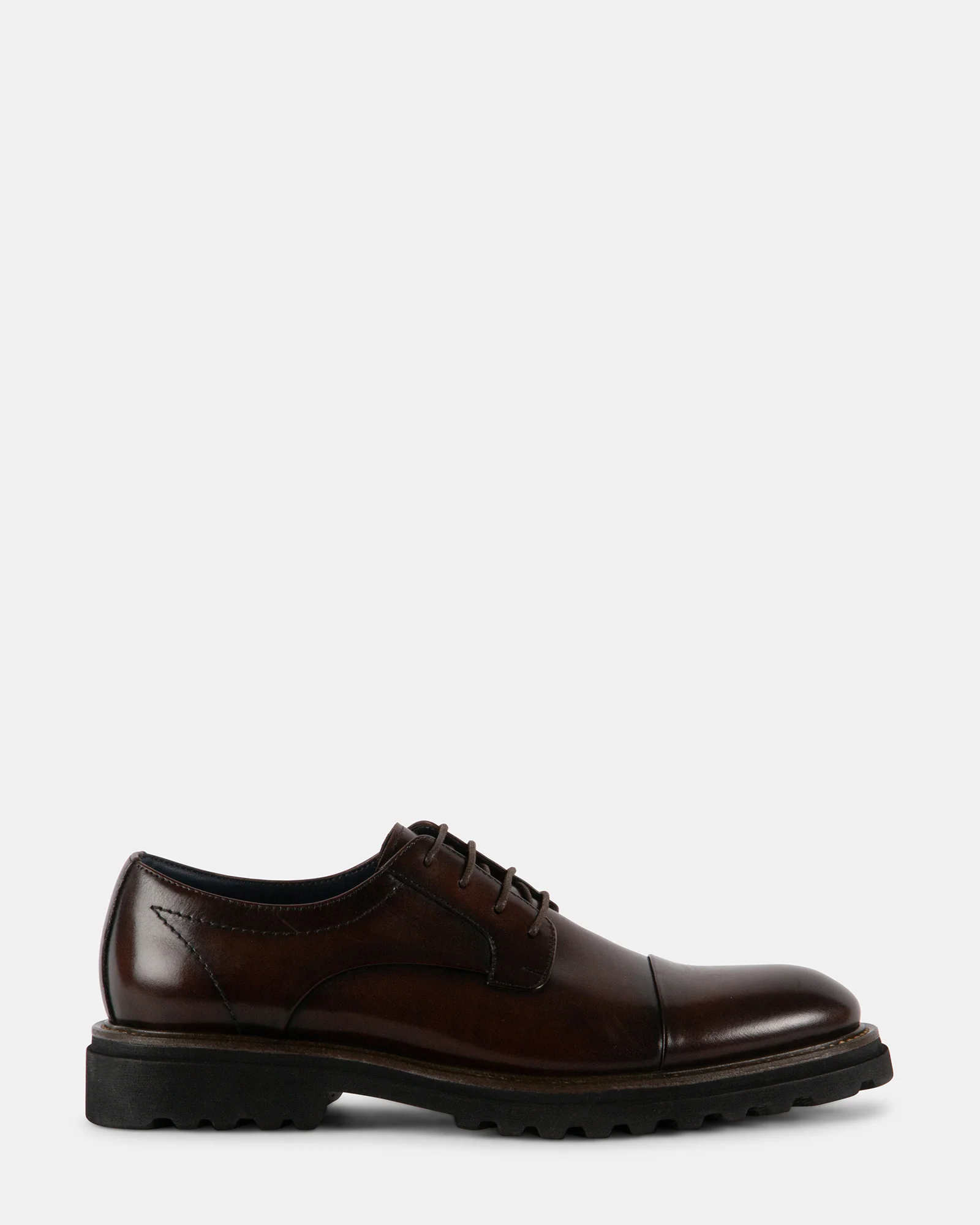 KNITTE BROWN LEATHER