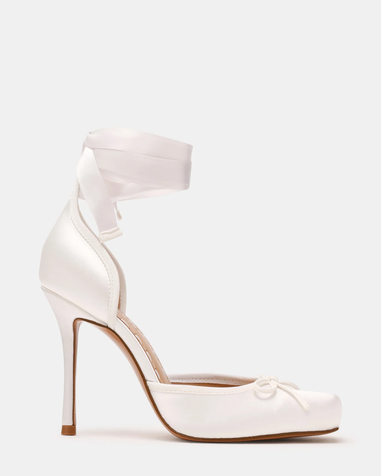 LARINA WHITE SATIN