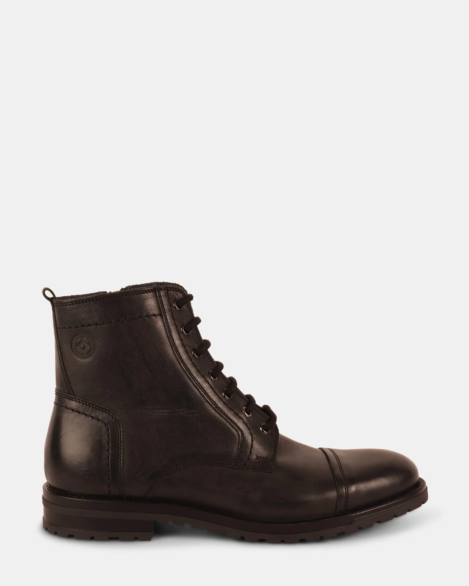 MATHESON BLACK LEATHER