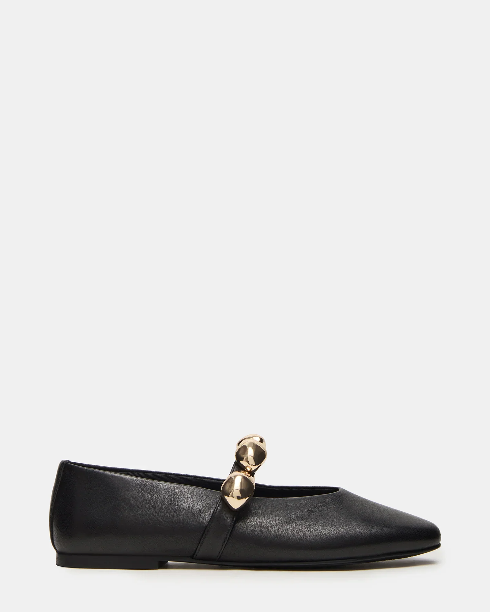 POPPIN BLACK LEATHER