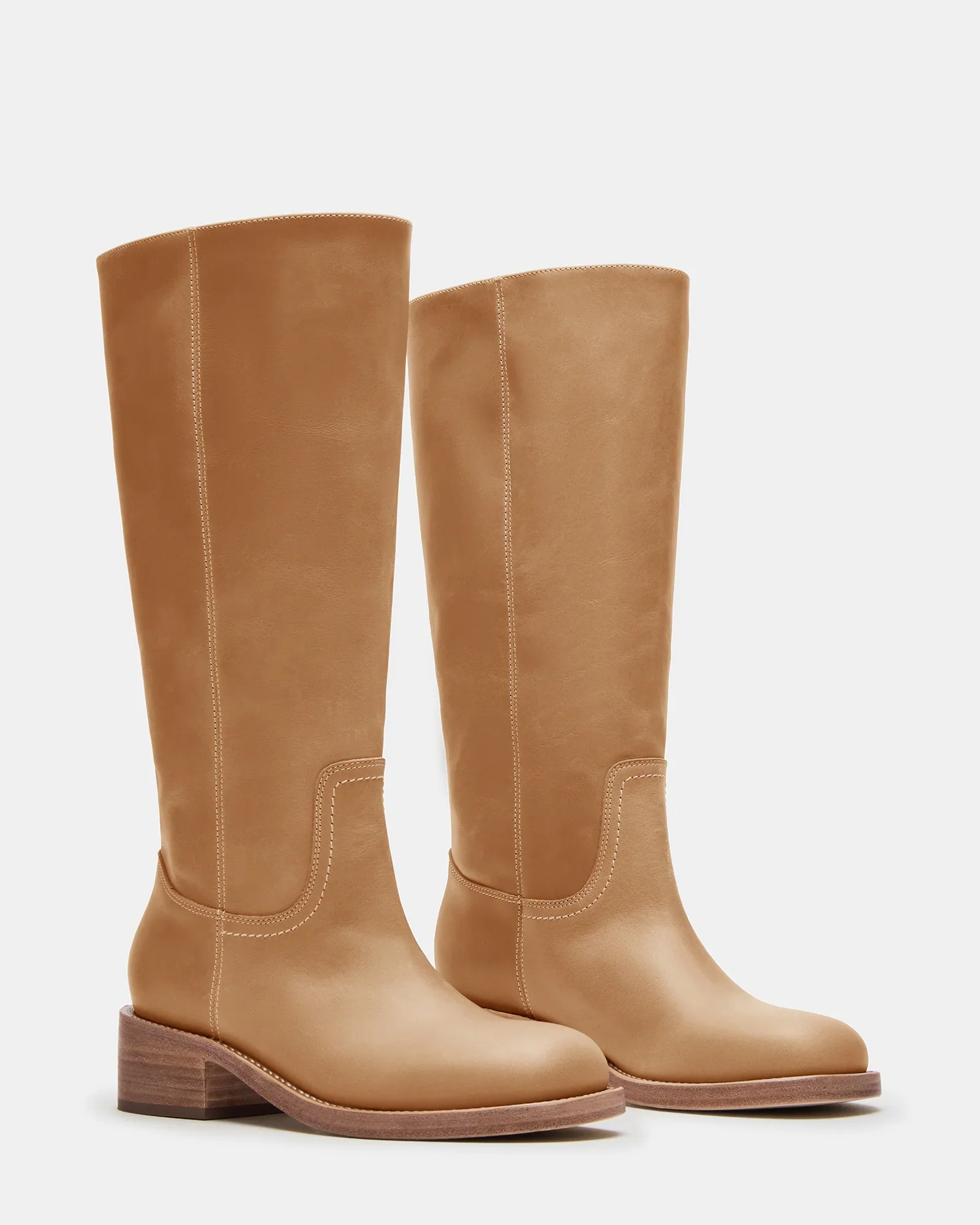 RIGGSS-W WIDE CALF TAN LEATHER - Image 3