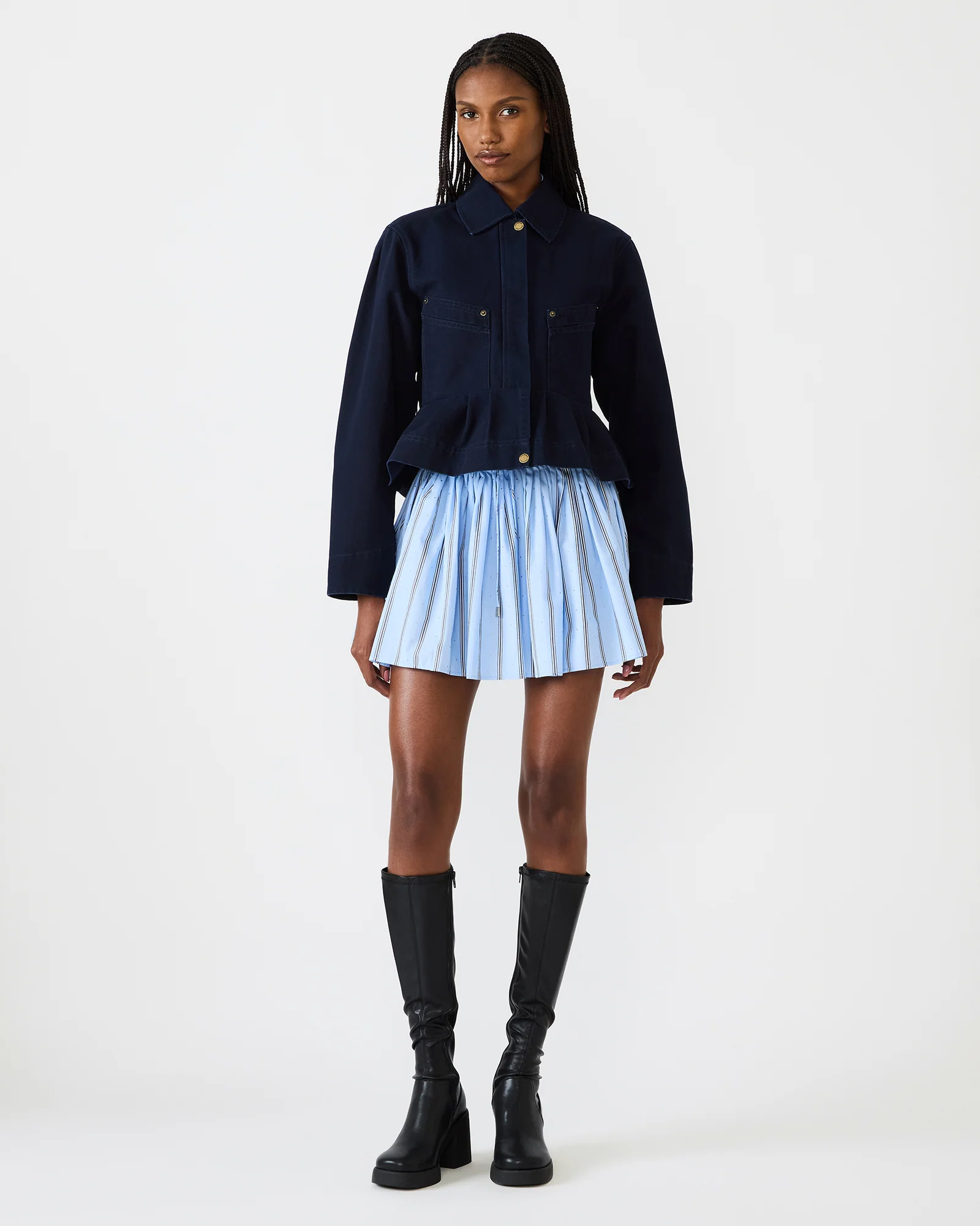 SLOAN JACKET DARK BLUE DENIM