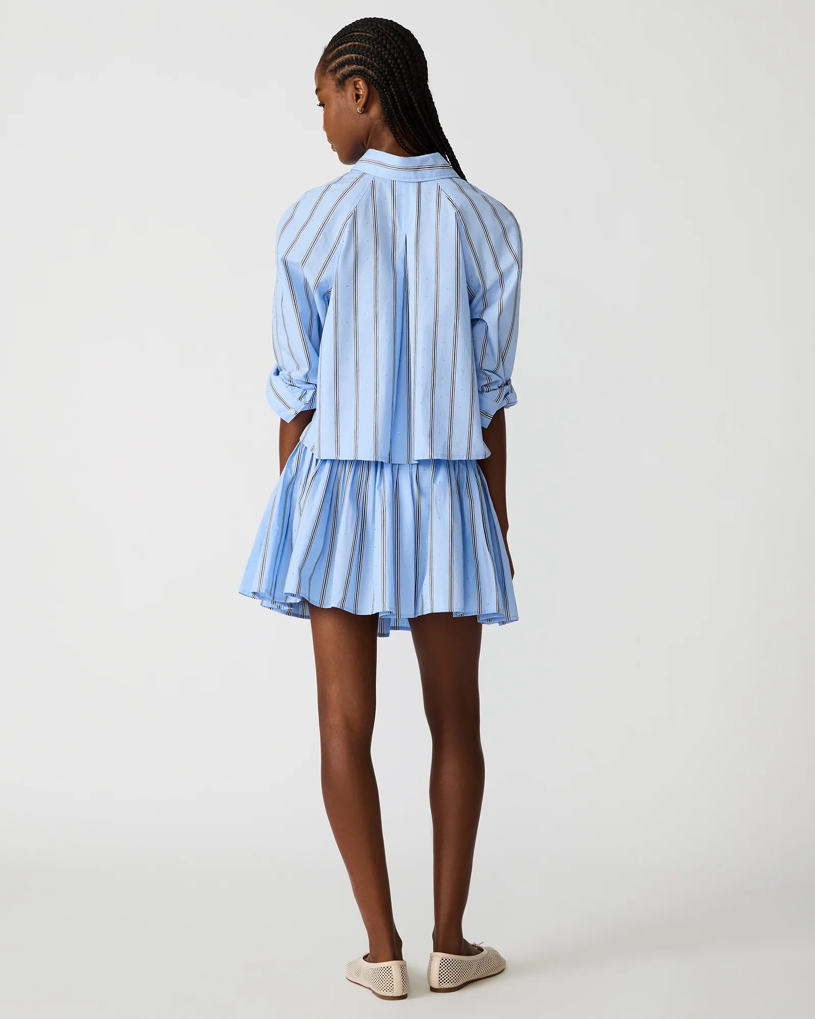 TESS BLUE RHINESTONES TOP - Image 6