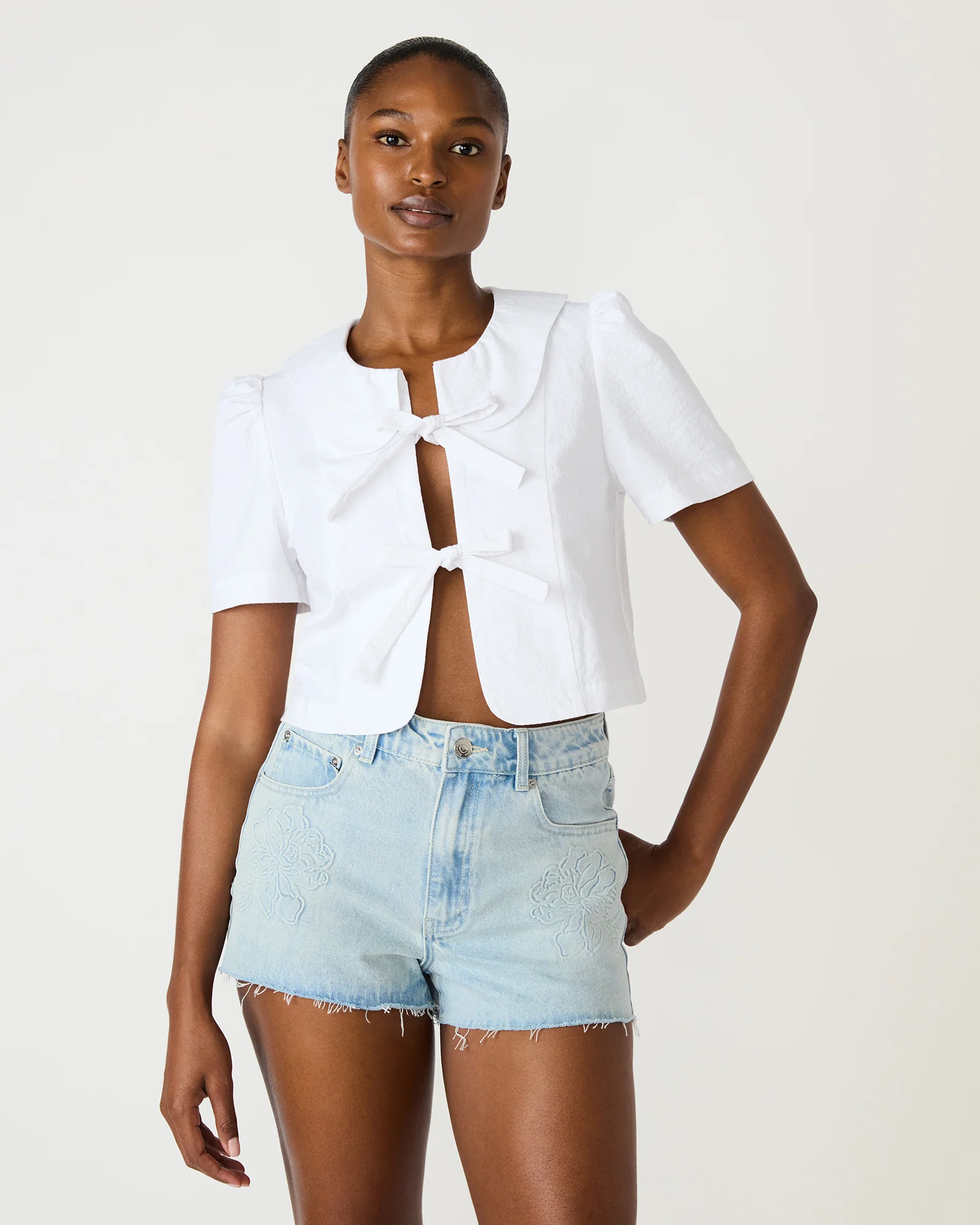 BARRETTE TOP WHITE
