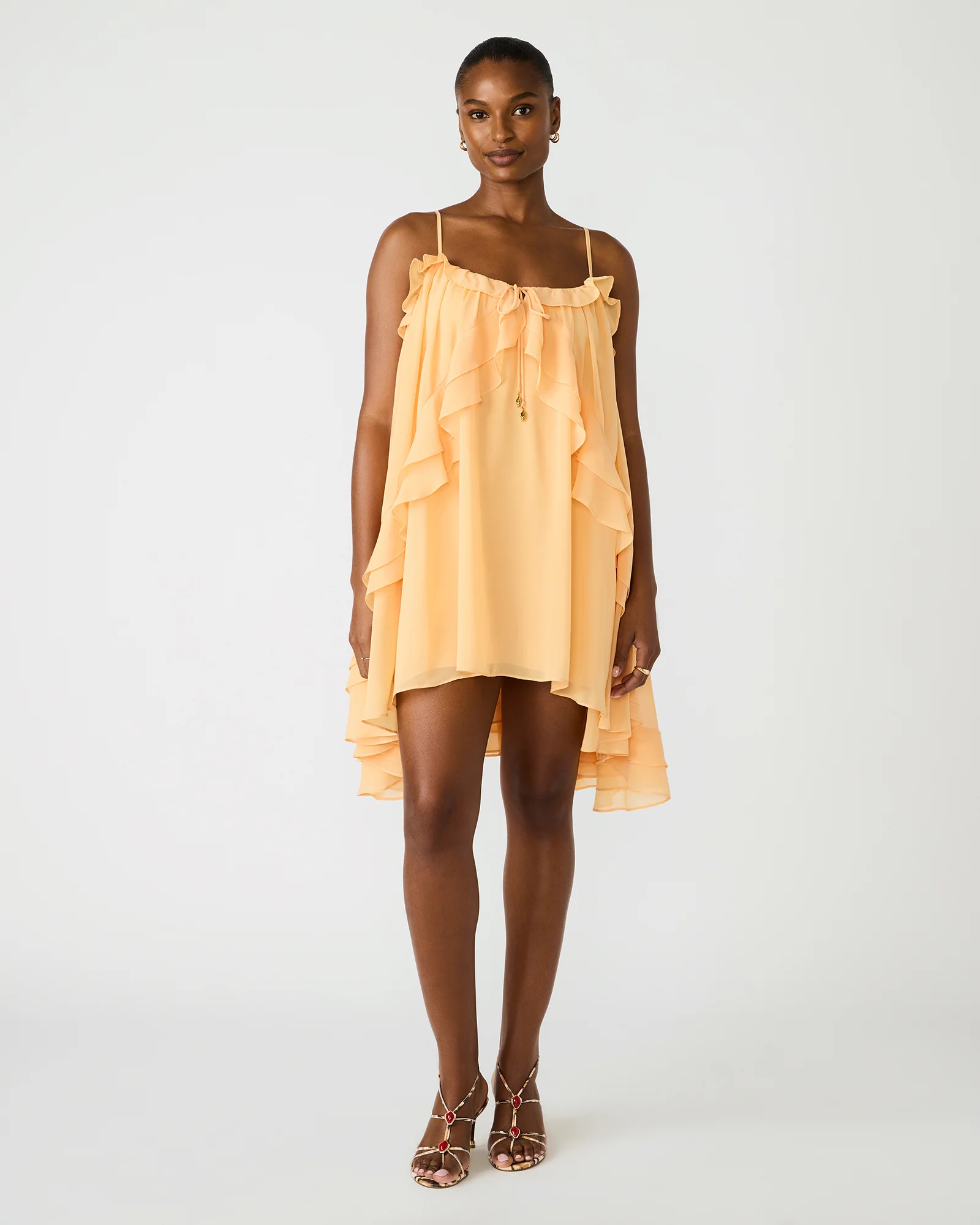 LORELLA DRESS PEACH