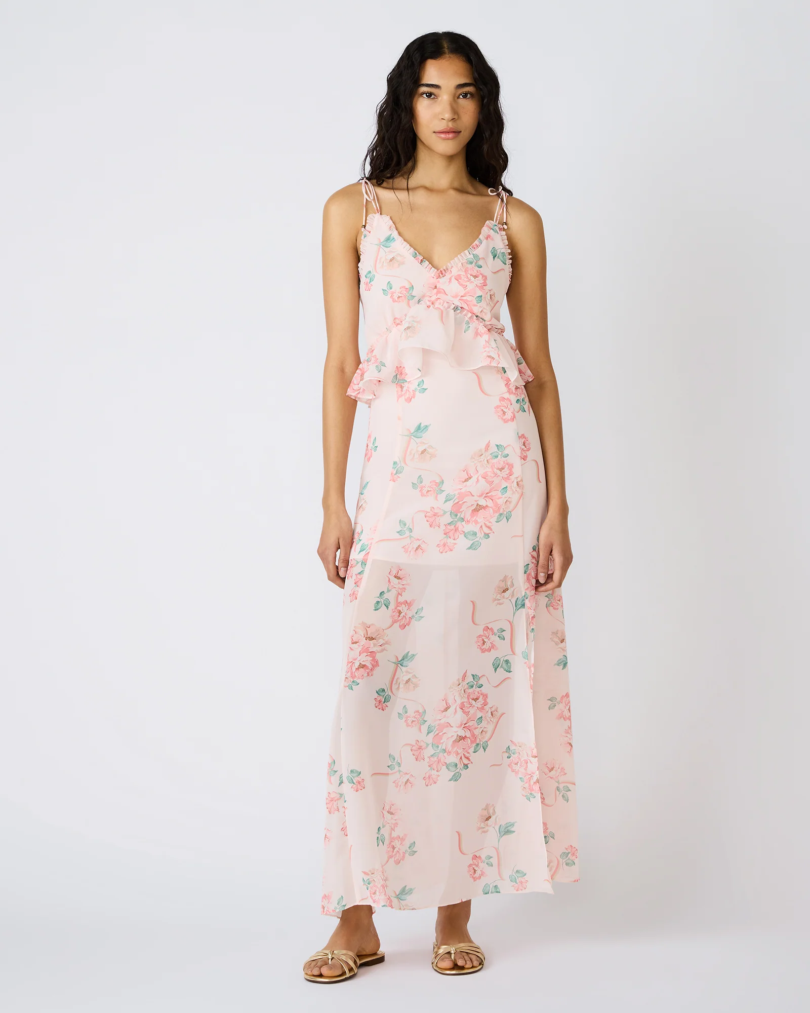 ILARA DRESS PEACH