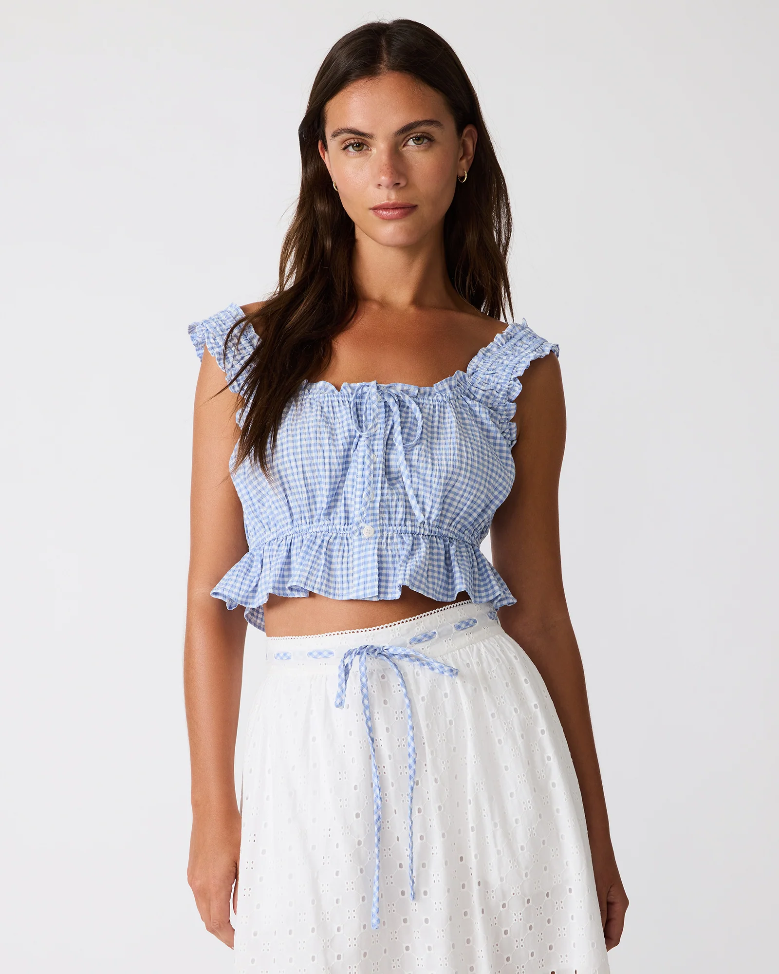 BROOKLYN TOP BLUE MULTI