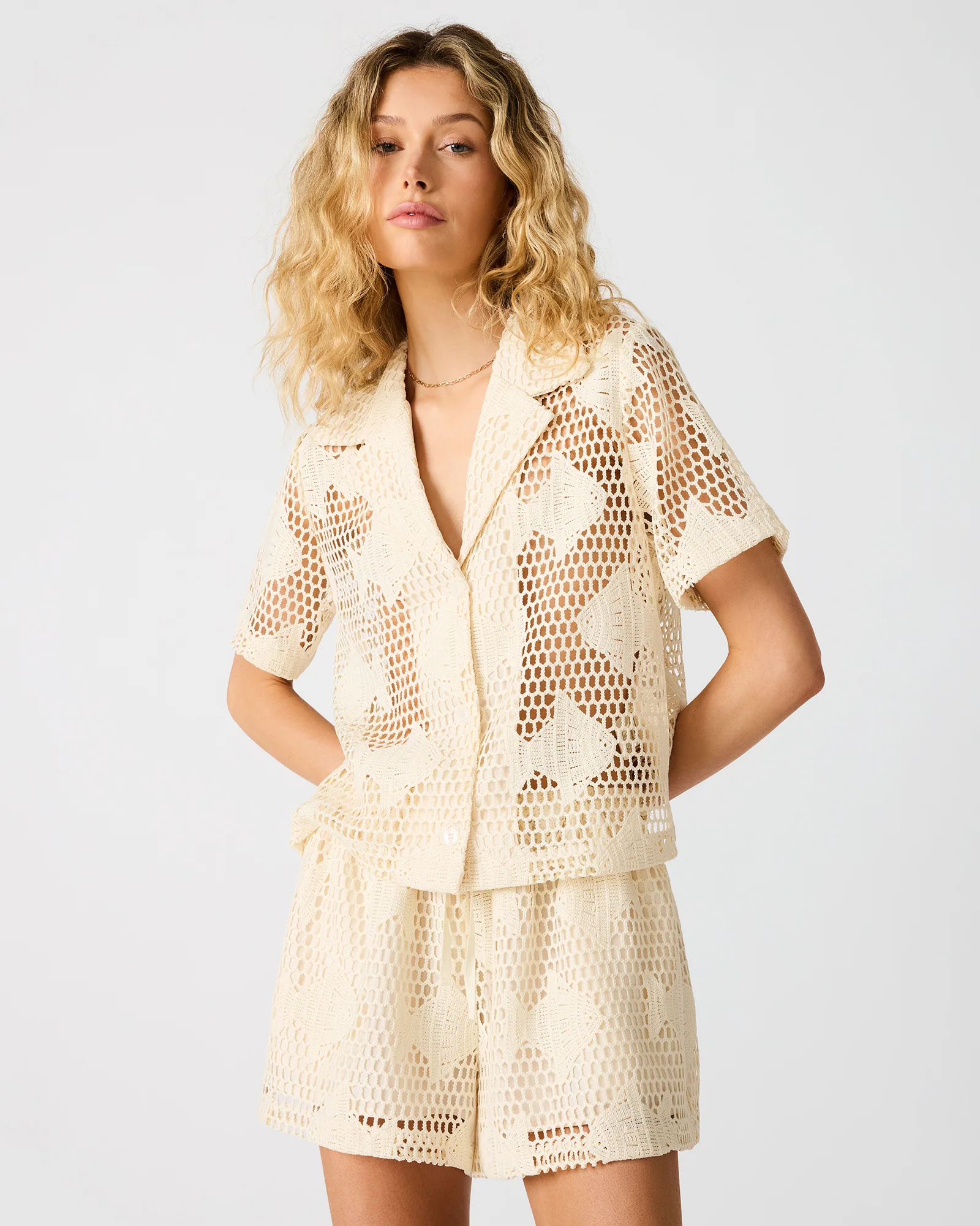 SANDRA FISH TOP WHITE
