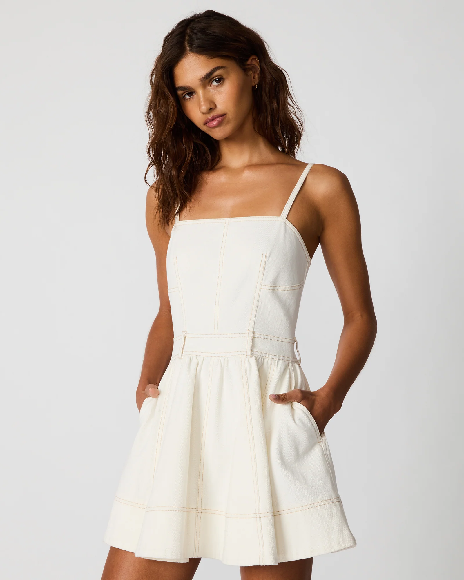 ARETHA DRESS WHITE - Image 2