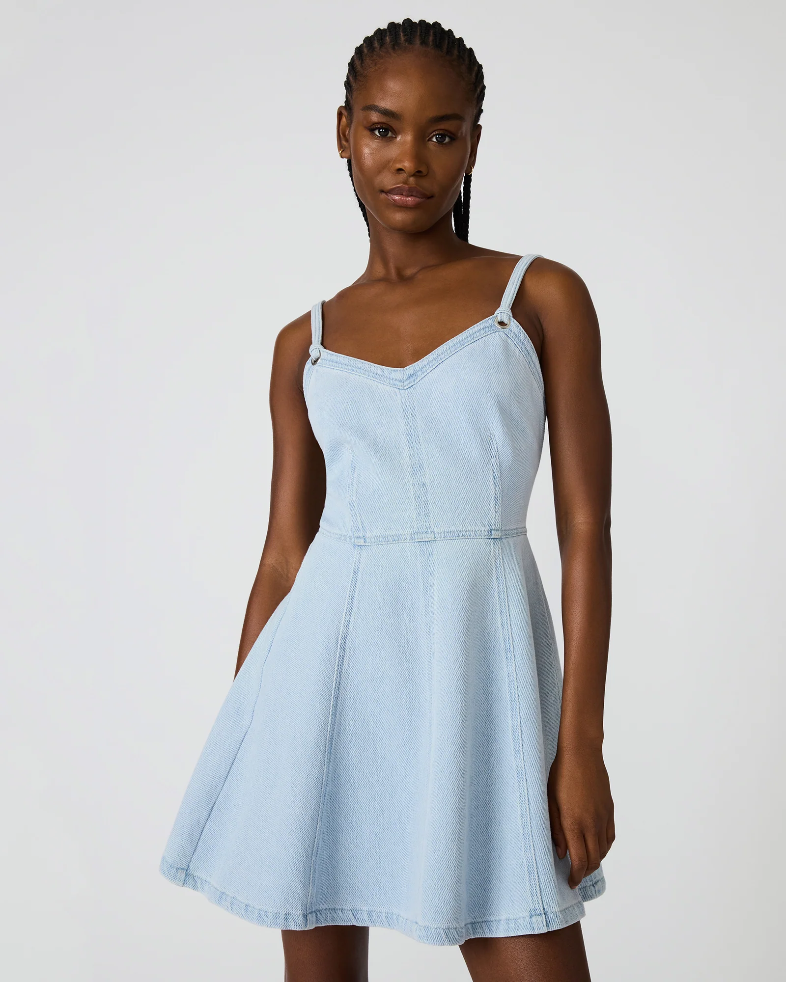 IGGA DRESS LIGHT DENIM - Image 3