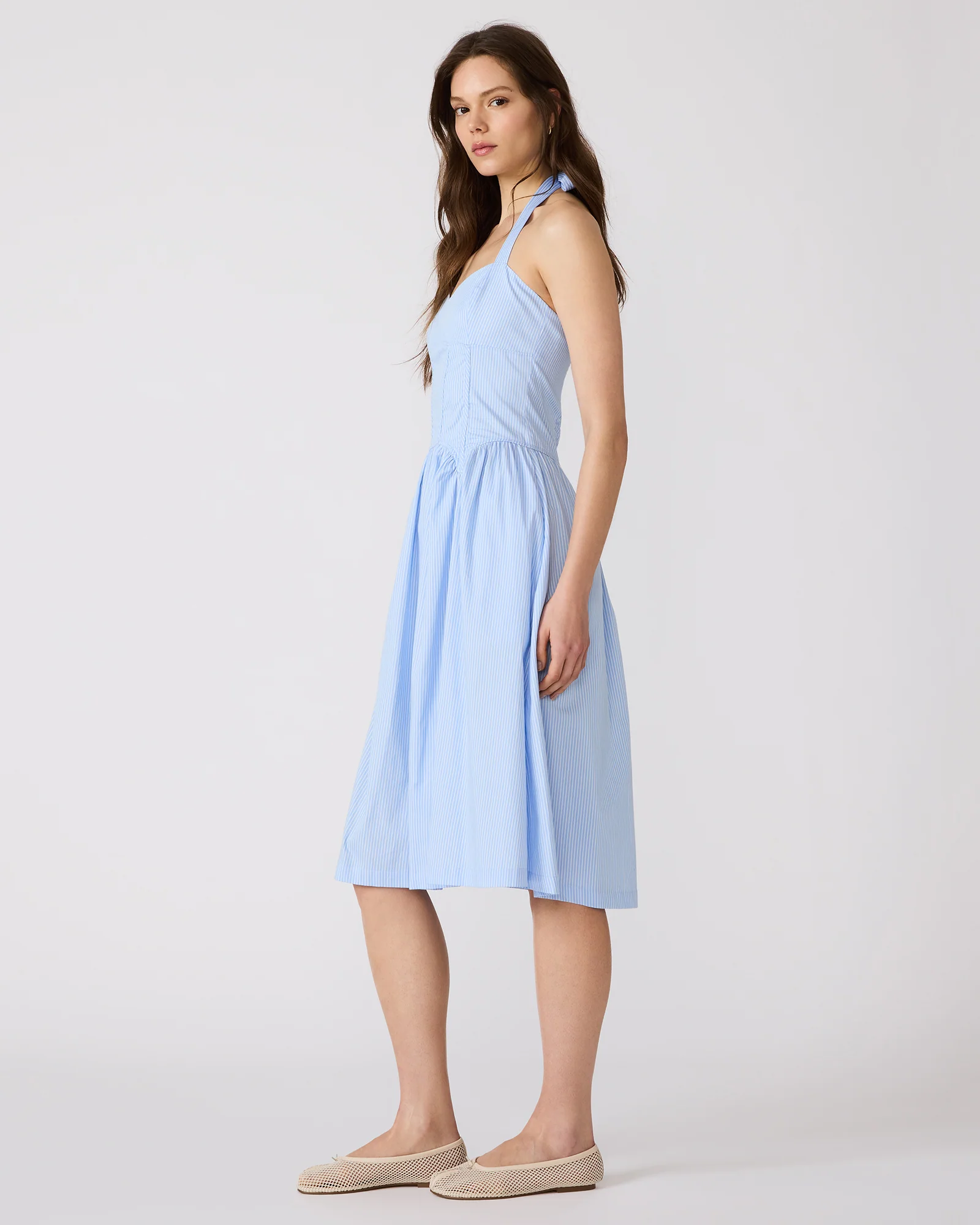 LEIGH-ANNE DRESS BLUE MULTI - Image 3
