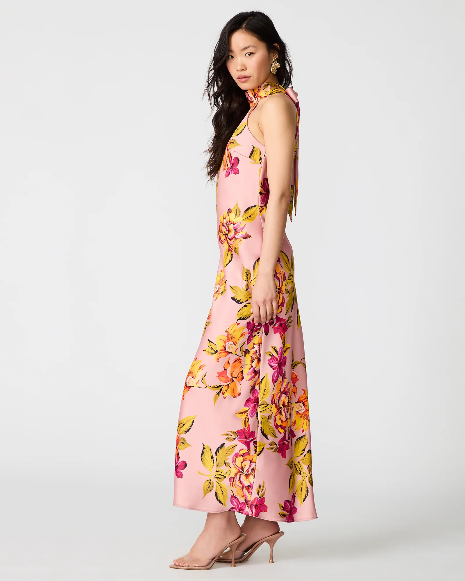 LARA DRESS PINK MULTI - Image 4