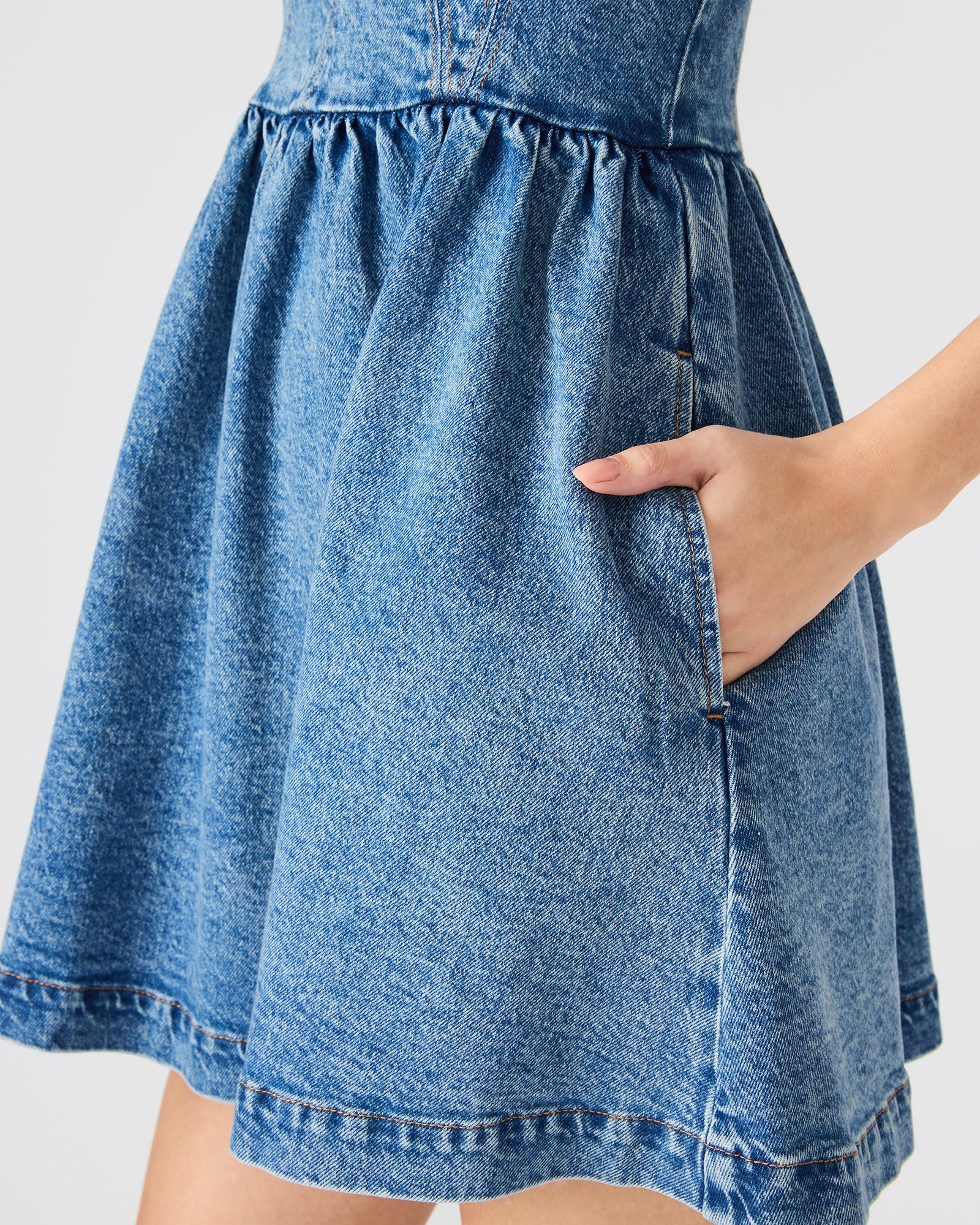 MEAGHAN DRESS DENIM - Image 6