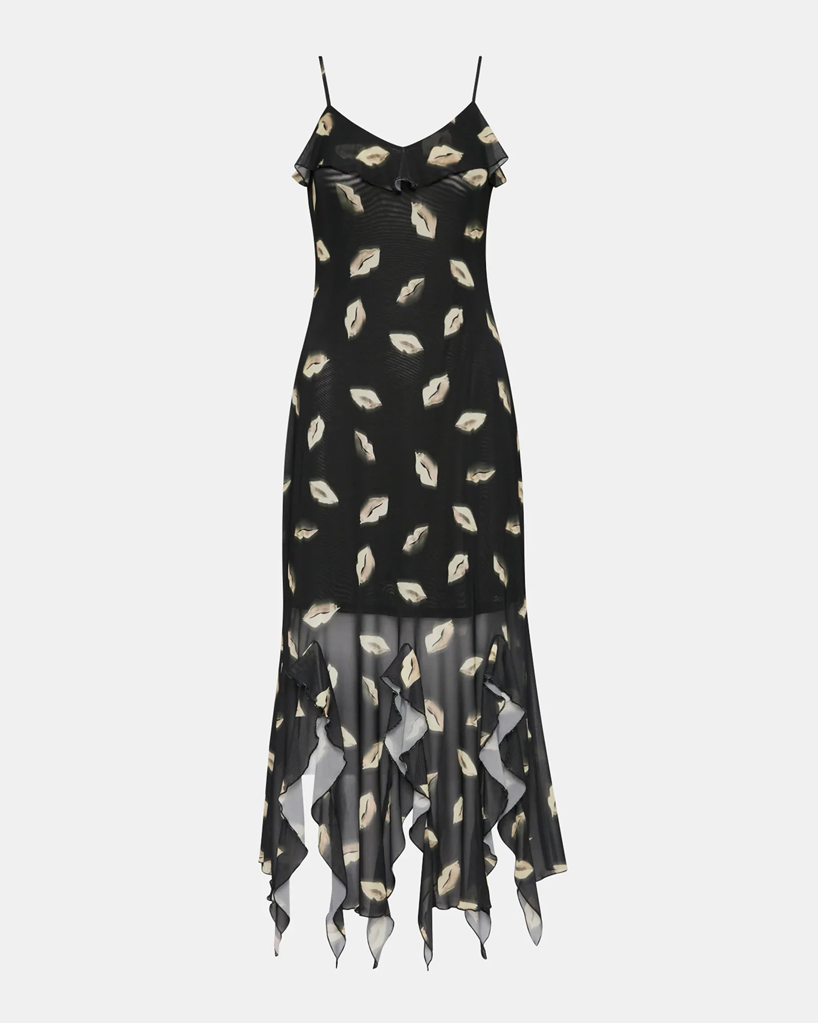 MARIANE DRESS BLACK MULTI - Image 7