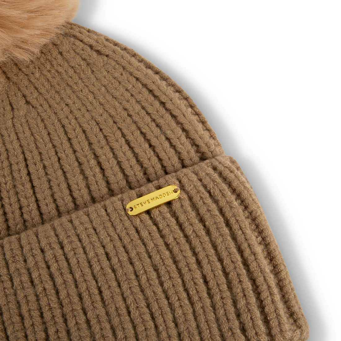 BILLIE POM BEANIE TAN - Image 2